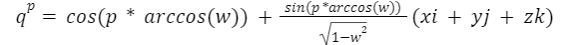 quaternion power formula